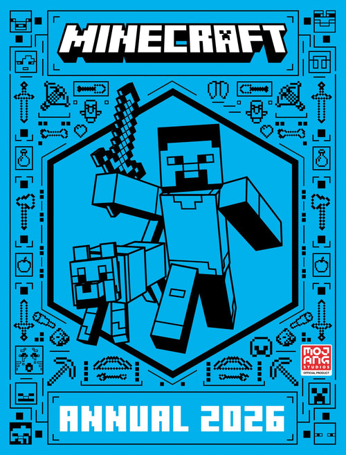 Minecraft Annual 2026: The new official fully illustrated annual – the perfect Christmas present for kids, teens, gamers and Minecraft fans of all ages! New for 2025. by Mojang AB - Hardcover cover