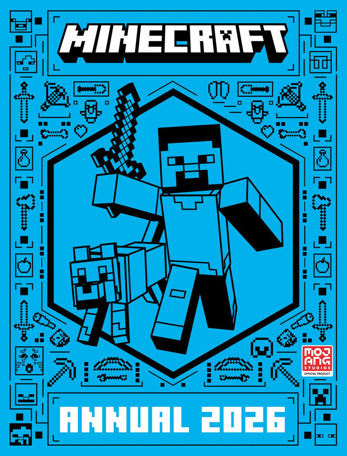 Minecraft Annual 2026: The new official fully illustrated annual – the perfect Christmas present for kids, teens, gamers and Minecraft fans of all ages! New for 2025. by Mojang AB - Hardcover cover
