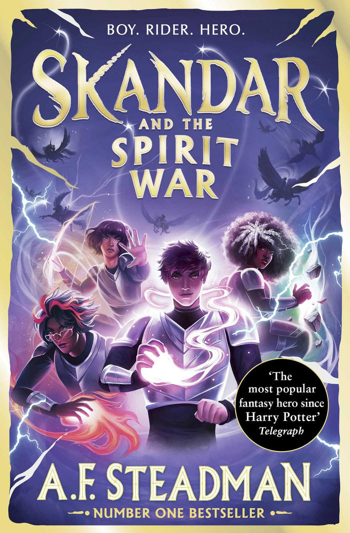 Skandar and the Spirit War by A.F. Steadman - Paperback cover