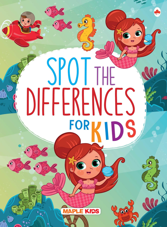 Brain Activity Book for Kids - Spot Differences for Age 3+ by Maple Press - Paperback cover