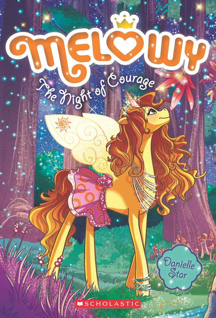 Melowy #3: The Night of Courage by Danielle Star - Paperback cover