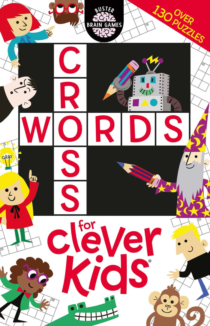 Crosswords for Clever Kids by Gareth Moore - Paperback cover