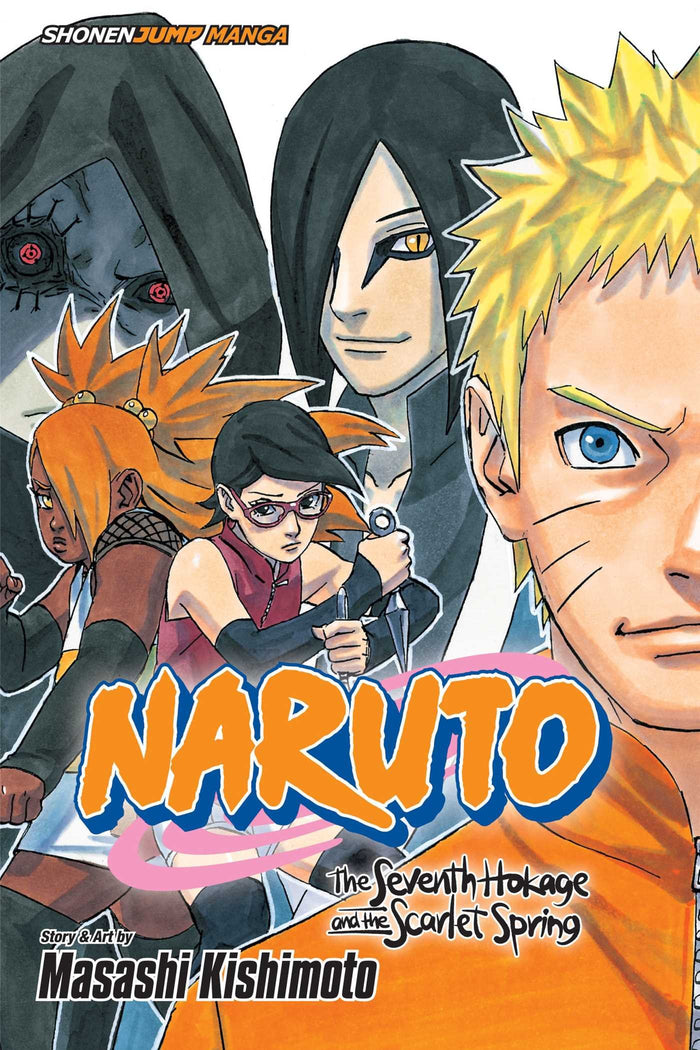 Naruto: The Seventh Hokage and the Scarlet Spring by Masashi Kishimoto - Paperback cover