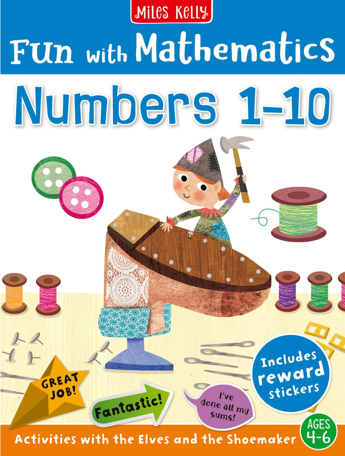 Fun with Mathematics: Numbers 1–10 by Miles Kelly - Paperback cover