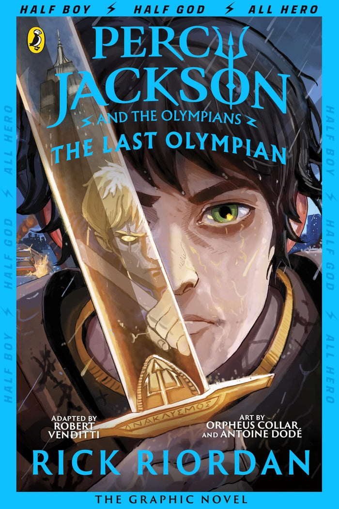 The Last Olympian: The Graphic Novel (Percy Jackson Book 5) by Rick Riordan - Paperback cover