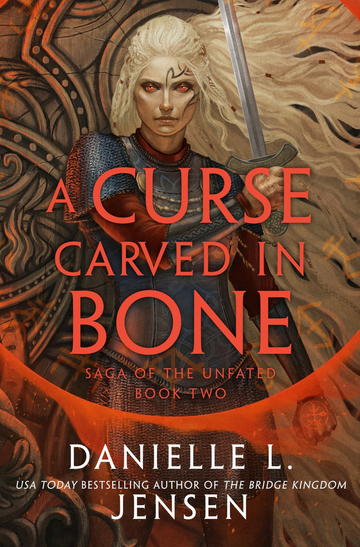 A Curse Carved in Bone by Danielle L. Jensen - Paperback cover