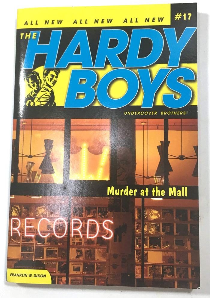 Hardy Boys Murder At The Mall 17 by Franklin W. Dixon - Paperback cover