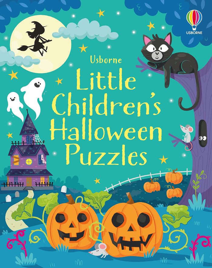 Little Children's Halloween Puzzles by Kirsteen Robson - Paperback cover