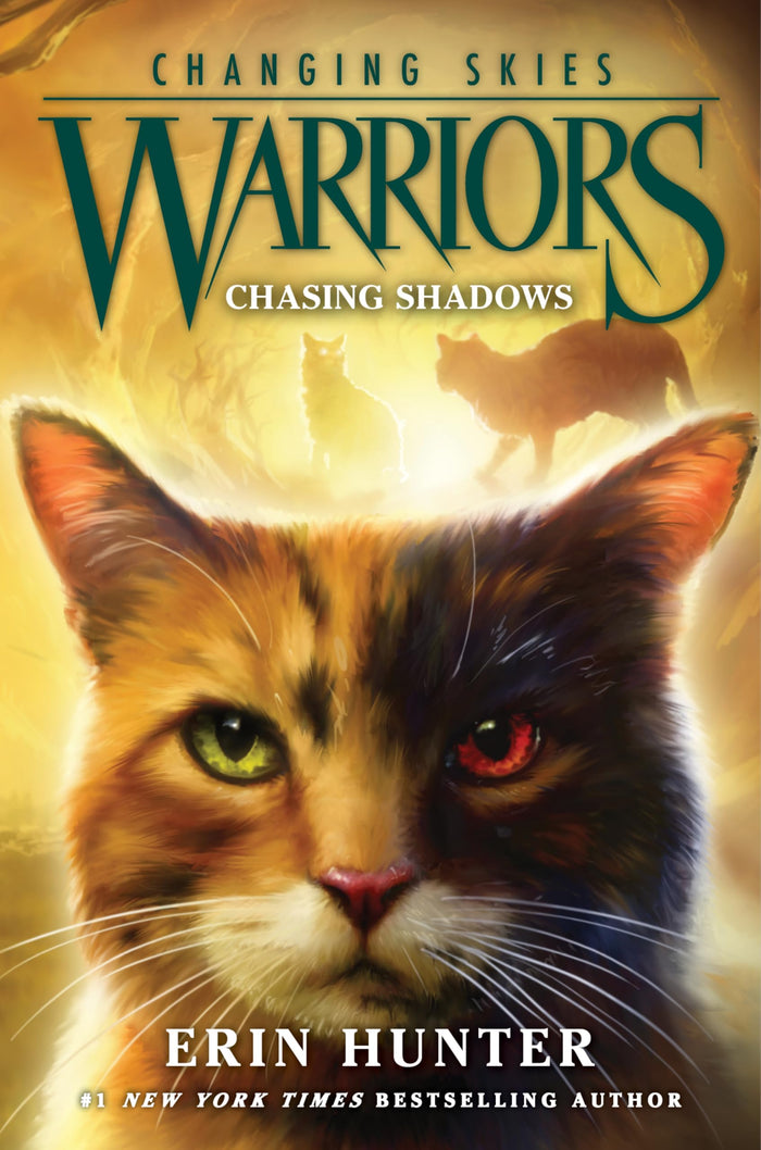Warriors: Changing Skies #3: Chasing Shadows: An Action Animal Novel about Survival for Kids (Ages 8-12) by Erin Hunter - Hardcover cover