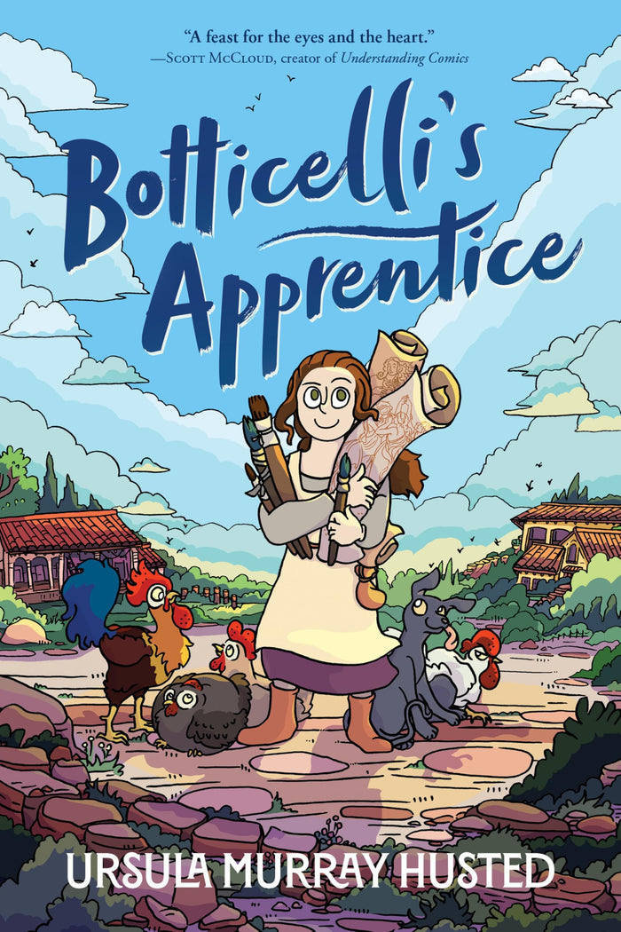 Botticelli's Apprentice: A Graphic Novel – An Illustrated Tale of Renaissance Italy and an Ambitious Girl's Courage for Kids (Ages 8-12) by Ursula Murray Husted - Paperback cover