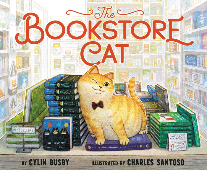 The Bookstore Cat: An Engaging Picture Book about Alphabet Adventures Perfect for Story Time for Children (Ages 4-8) by Cylin Busby - Hardcover cover