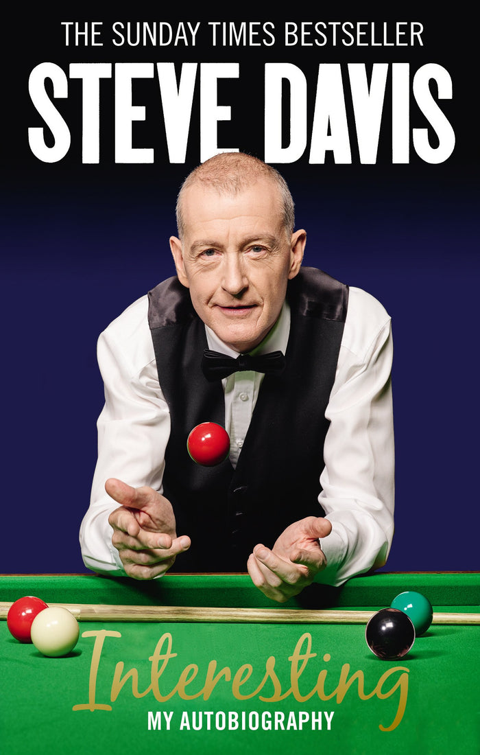 Interesting: My Autobiography by Steve Davis - Paperback cover