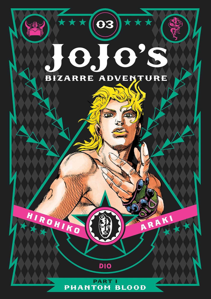 JoJo's Bizarre Adventure: Part 1--Phantom Blood, Vol. 3 by Hirohiko Araki - Hardcover cover