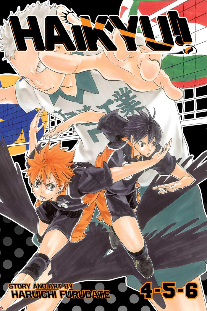 Haikyu!! (3-in-1 Edition), Vol. 2: Includes vols. 4, 5 & 6 by Haruichi Furudate - Paperback cover