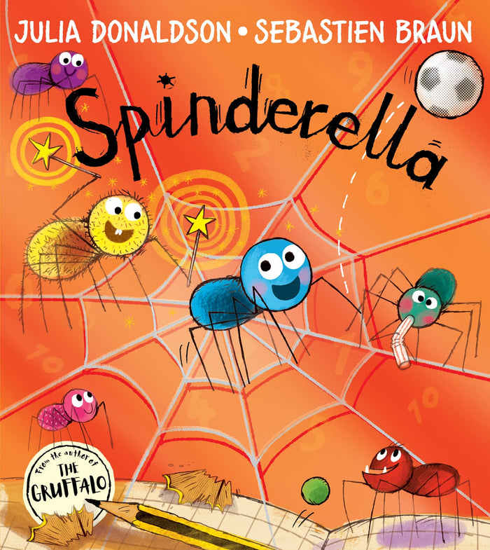 Spinderella: The brilliantly funny illustrated children’s Halloween 2025 picture book perfect for children aged 3 to 6 by Julia Donaldson - Paperback cover