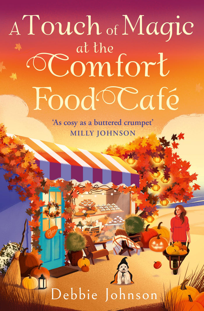 A Touch of Magic at the Comfort Food Café by Debbie Johnson - Paperback cover