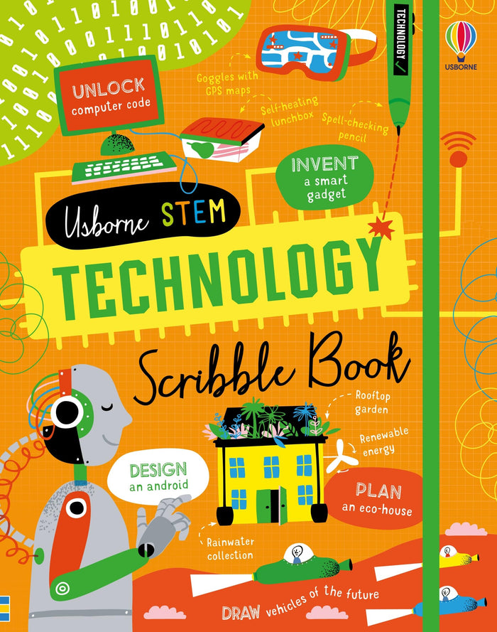 Technology Scribble Book by Alice James - Hardcover cover