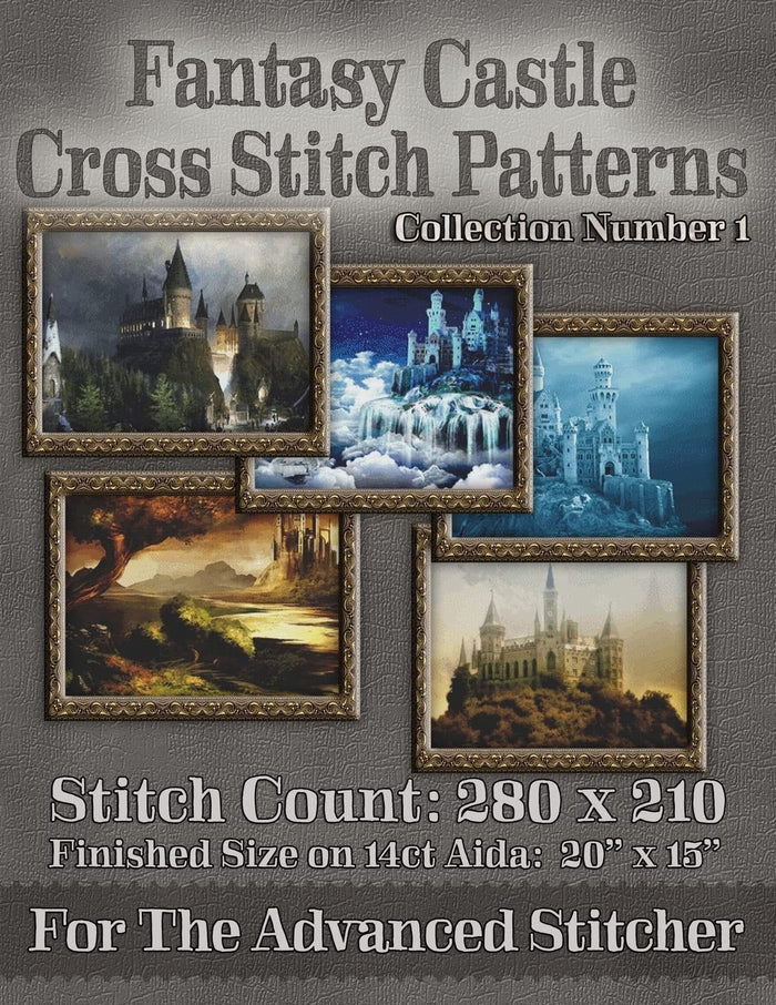 Fantasy Castle Cross Stitch Patterns: Collection Number 1 by Tracy Warrington - Paperback cover