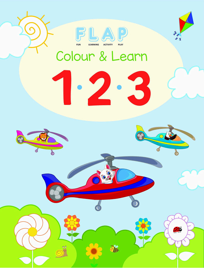 Colour & Learn : 123 - Paperback cover