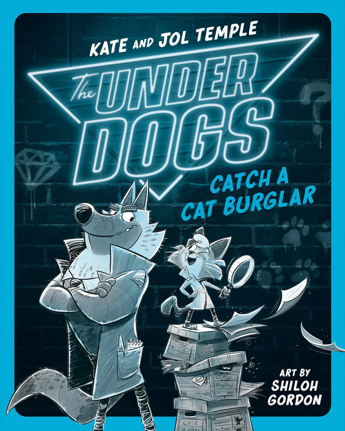 The Underdogs Catch a Cat Burglar by Kate Temple - Paperback cover