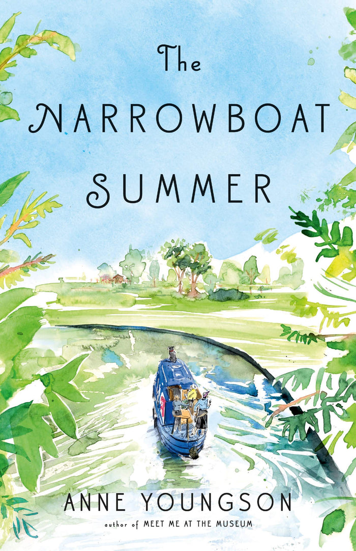 The Narrowboat Summer by Anne Youngson - Hardcover cover