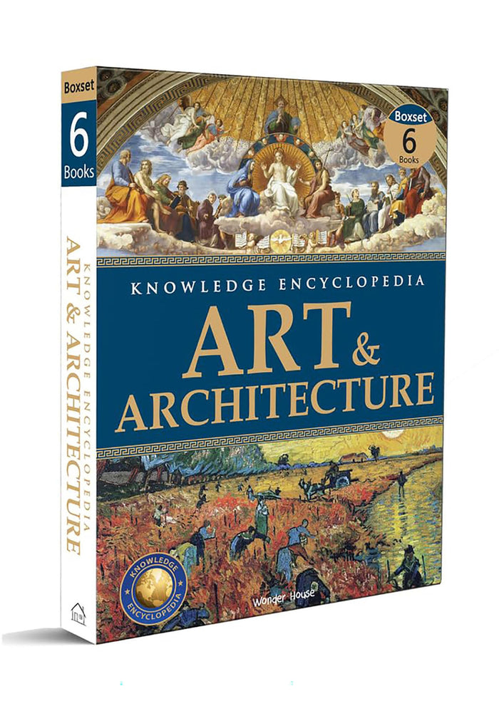 Art & Architecture - Collection of 6 Books : Knowledge Encyclopedia For Children (BOX SET) by Wonder House Books - Hardcover cover