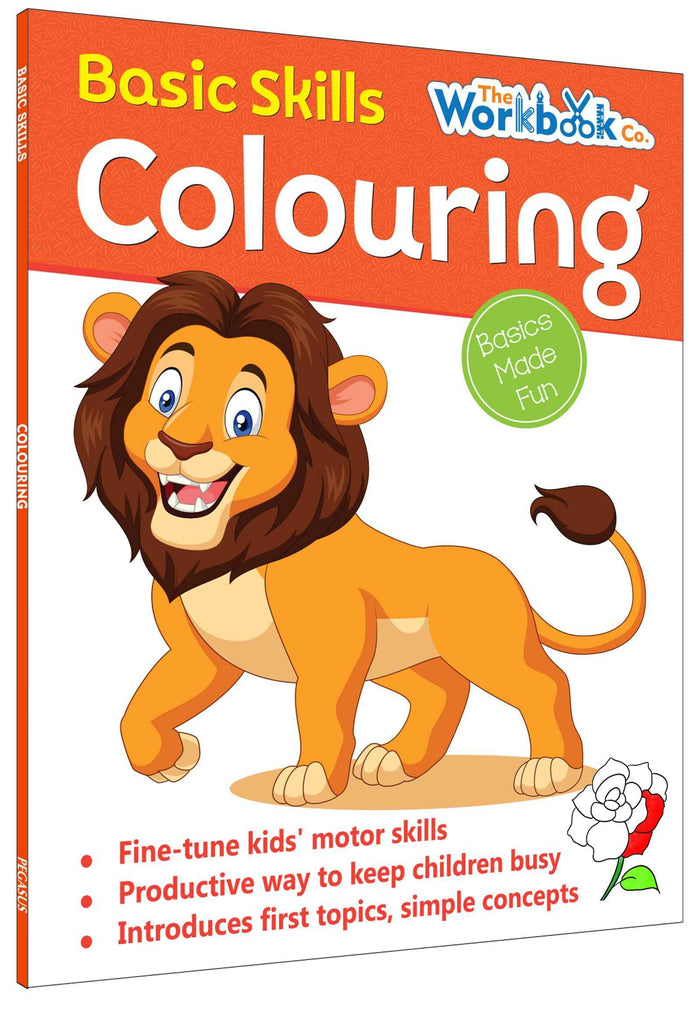 Front cover of the book 'Colouring - Basic Skills' by Pegaus.