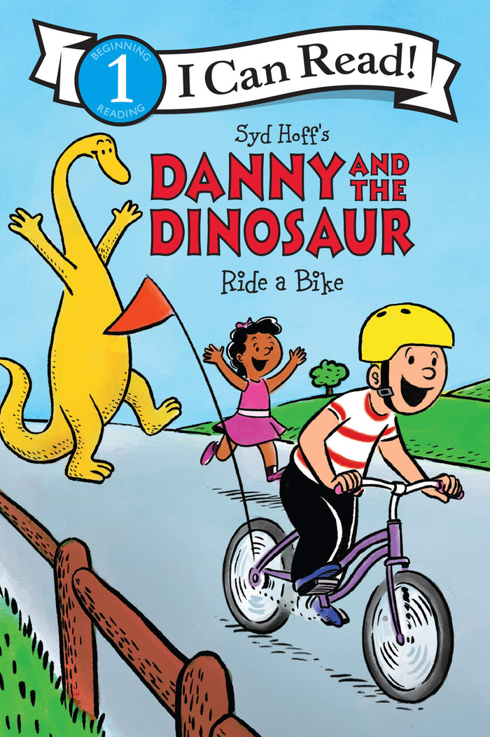 Danny and the Dinosaur Ride a Bike: A Level One I Can Read tale of Danny and his dinosaur pal learning to bike, tumble, and try again together (I Can Read Level 1) by Syd Hoff - Paperback cover