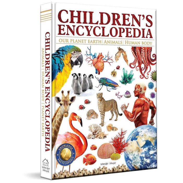 Children’s Encyclopedia - Our Planet Earth, Animals and Human Body by Wonder House Books - Hardcover cover