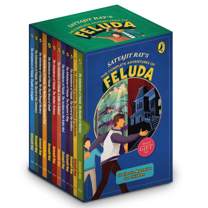 The Adventures of Feluda (Special Birthday Edition; Collector's Edition Box Set): 12 Classic Mysteries for Children by Satyajit Ray - Paperback cover
