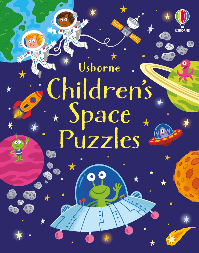 Children's Space Puzzles by Kirsteen Robson - Paperback cover