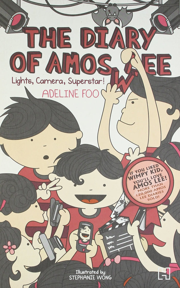 The Diary Of Amos Lee: 4: Lights, Camera, Superstar! by Adeline Foo - Paperback cover