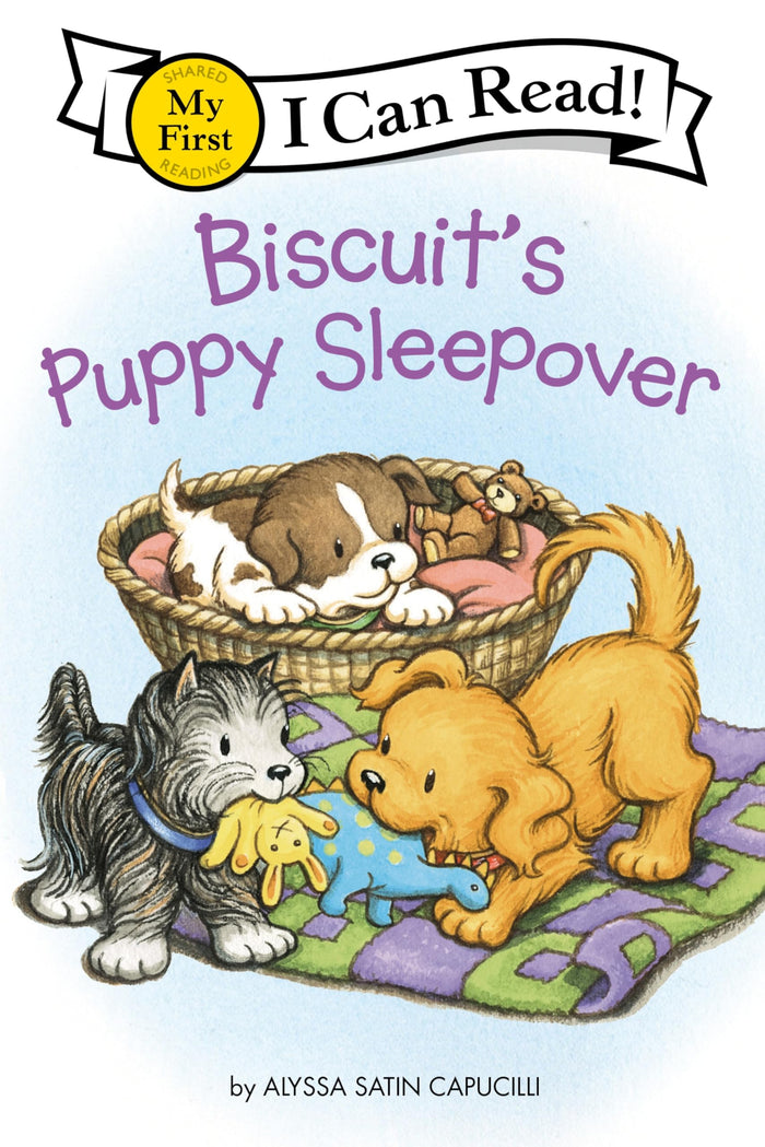 Biscuit's Puppy Sleepover: A Playful Story About Dogs and Friendship for Kids (Ages 4-8) (My First I Can Read) by Alyssa Satin Capucilli - Paperback cover