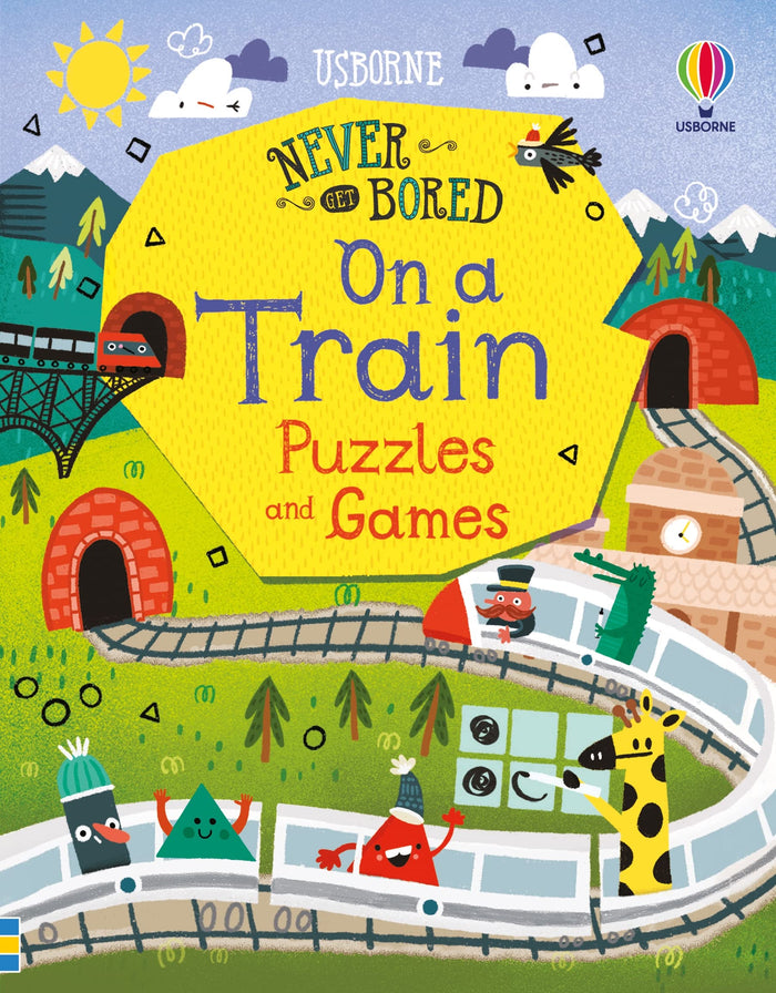 Never Get Bored on a Train Puzzles & Games: 1 by James Maclaine - Paperback cover