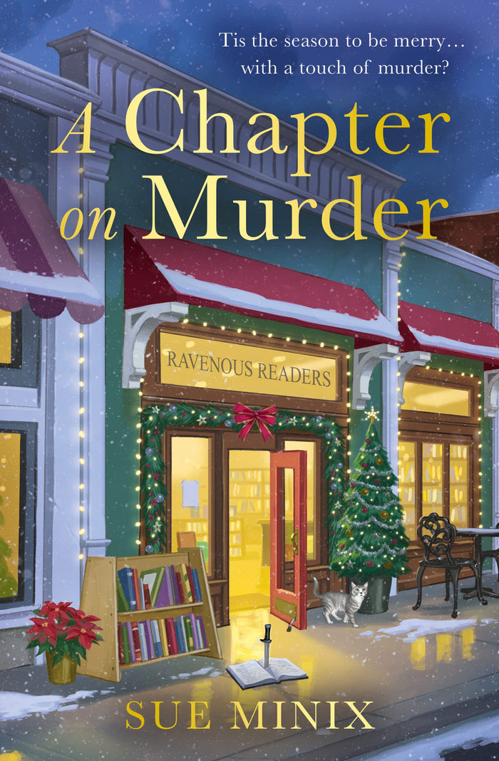 A Chapter on Murder: An unputdownable bookish cozy christmas mystery (The Bookstore Mystery Series) by Sue Minix - Paperback cover