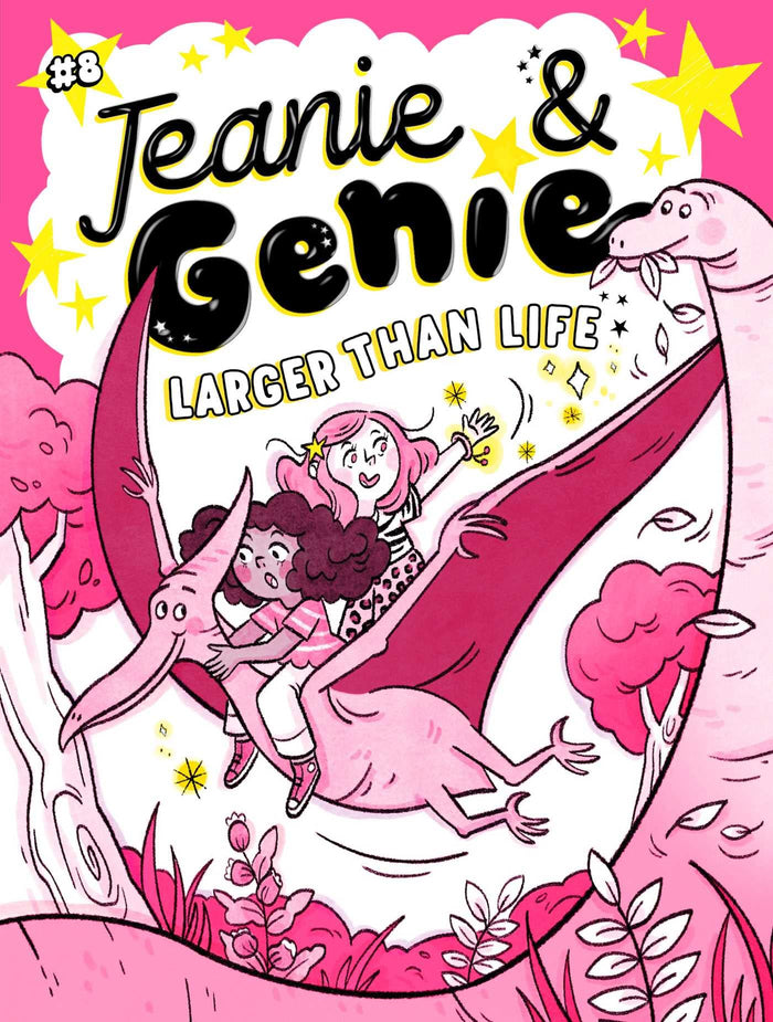 Larger Than Life (Jeanie & Genie) by Trish Granted - Paperback cover