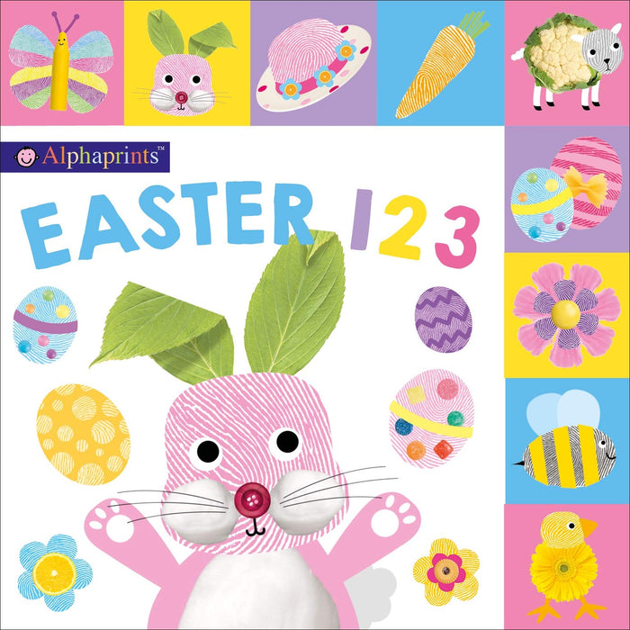 Alphaprints: Easter 123 Mini: Mini Version by Priddy Books - Board Book cover