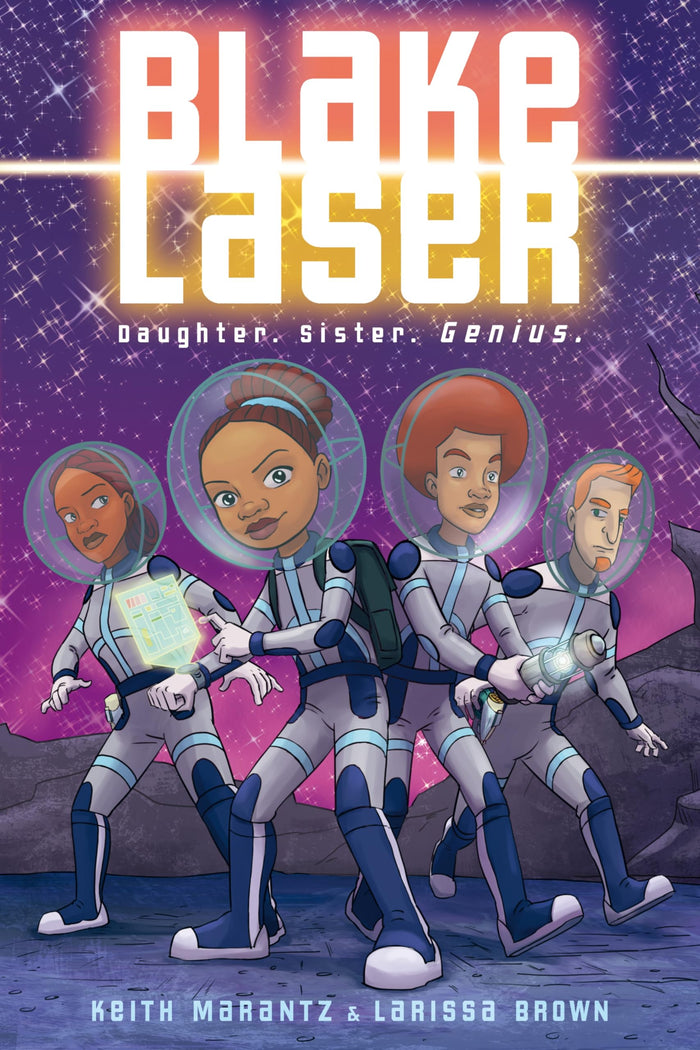 Blake Laser: A Graphic Novel – An Action-Packed Middle Grade Adventure About Saving Planet Earth for Children (Ages 8-12) by Keith Marantz - Paperback cover