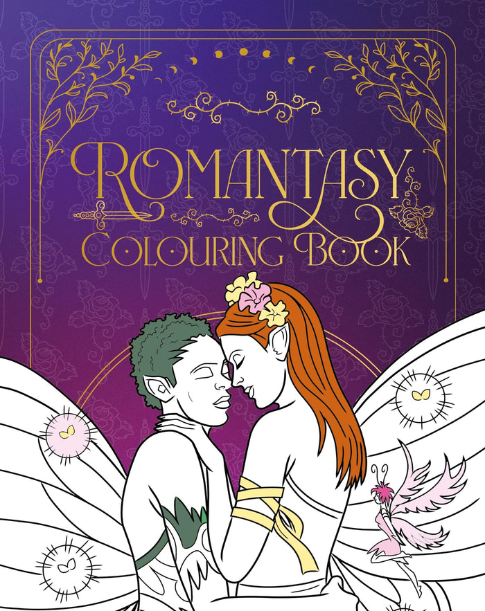 Romantasy Colouring Book by Hodder Children's Books - Paperback cover