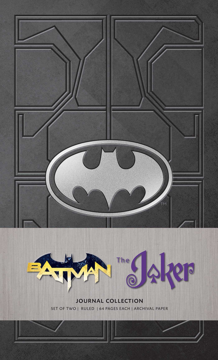 DC Comics: Character Journal Collection (Set of 2): Batman and Joker by Insight Editions - Paperback cover