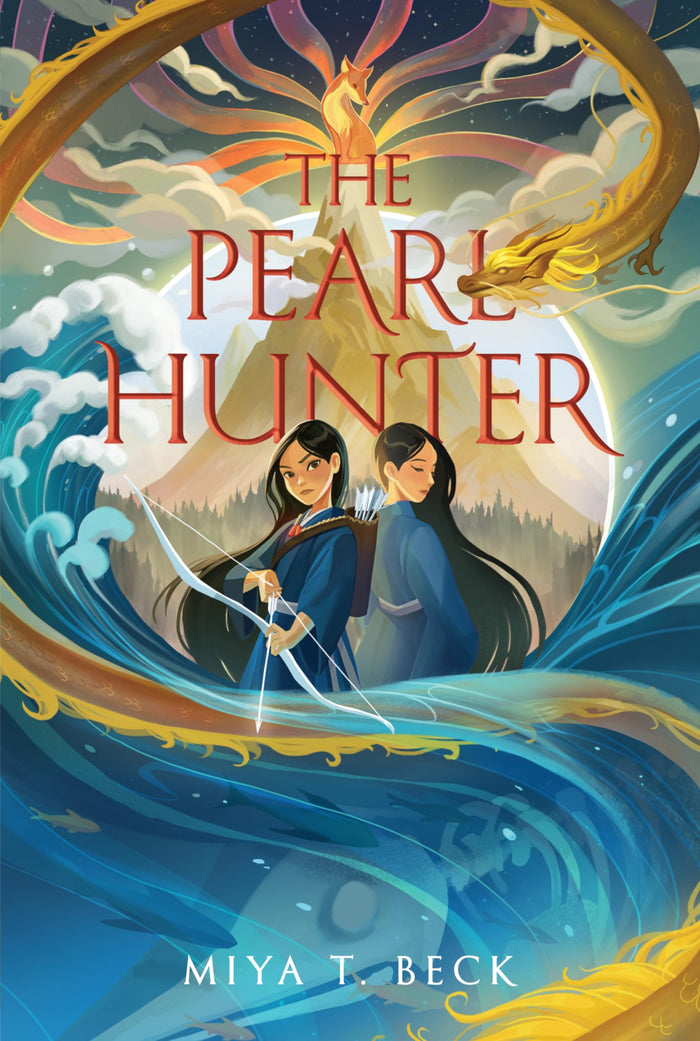 The Pearl Hunter: A Debut Fantasy About a Diver, Twin Sisters, and Japanese Legends for Children (Ages 8-12) by Miya T. Beck - Paperback cover