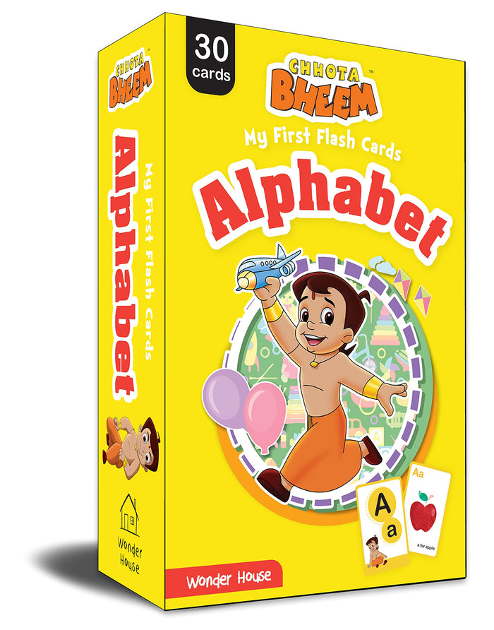 Chhota Bheem - Alphabet : My First Flash Cards by Wonder House Books - Paperback cover