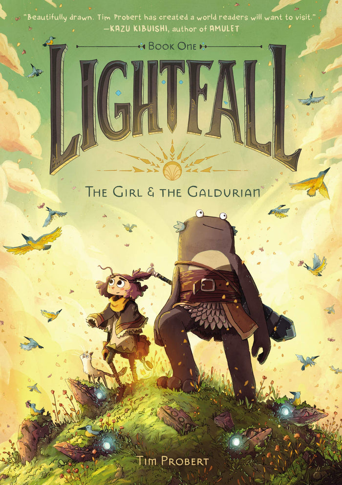 Lightfall: The Girl & the Galdurian: A Graphic Novel by Tim Probert - Paperback cover