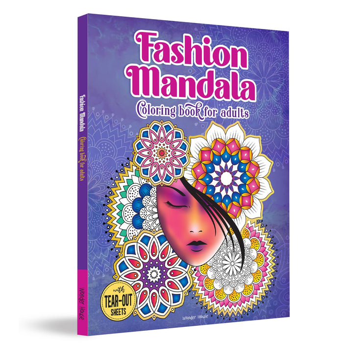 Fashion Mandala Coloring book for Adults by Wonder House Books - Paperback cover