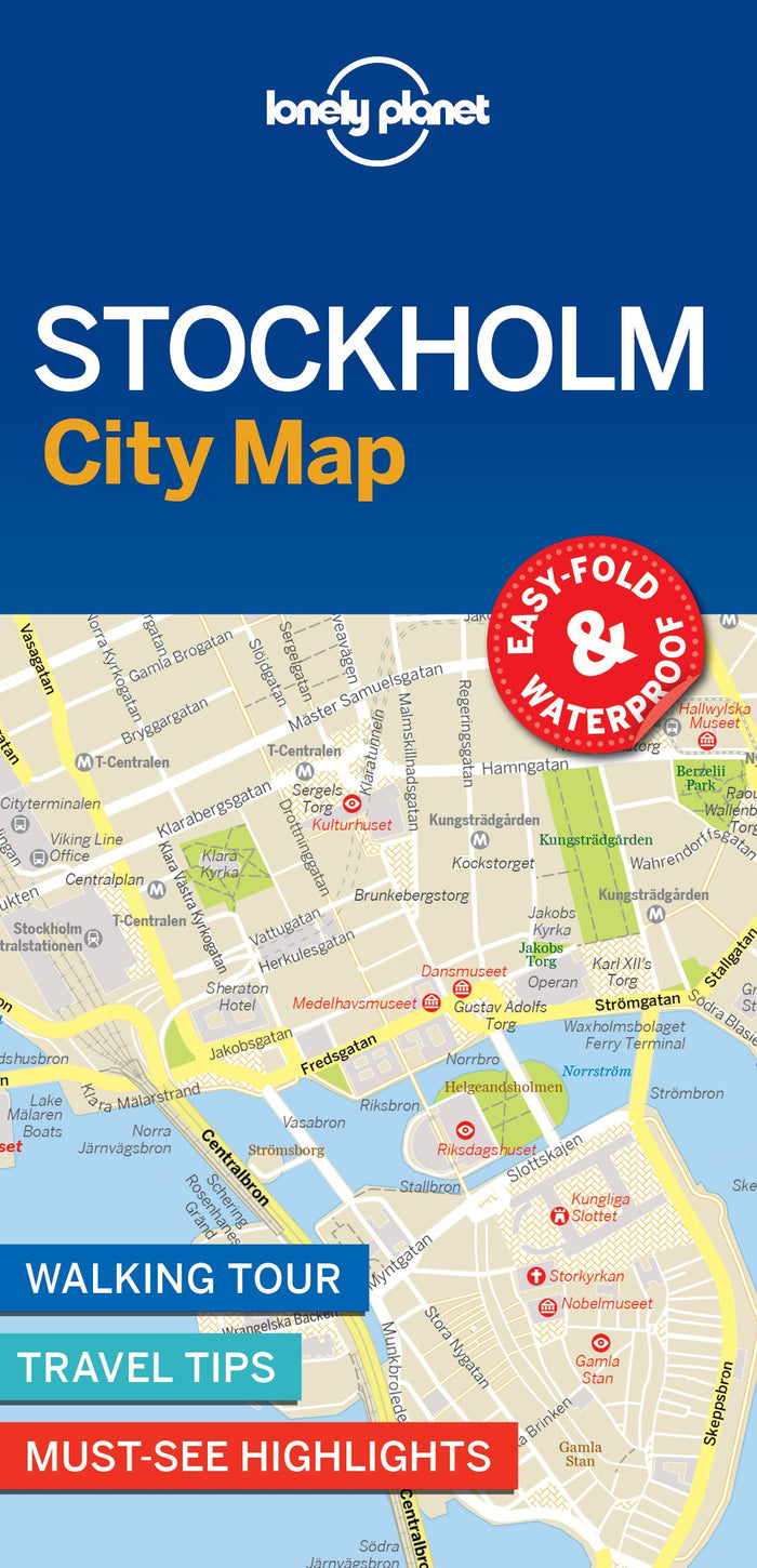 Lonely Planet Stockholm City Map by Lonely Planet - Map cover