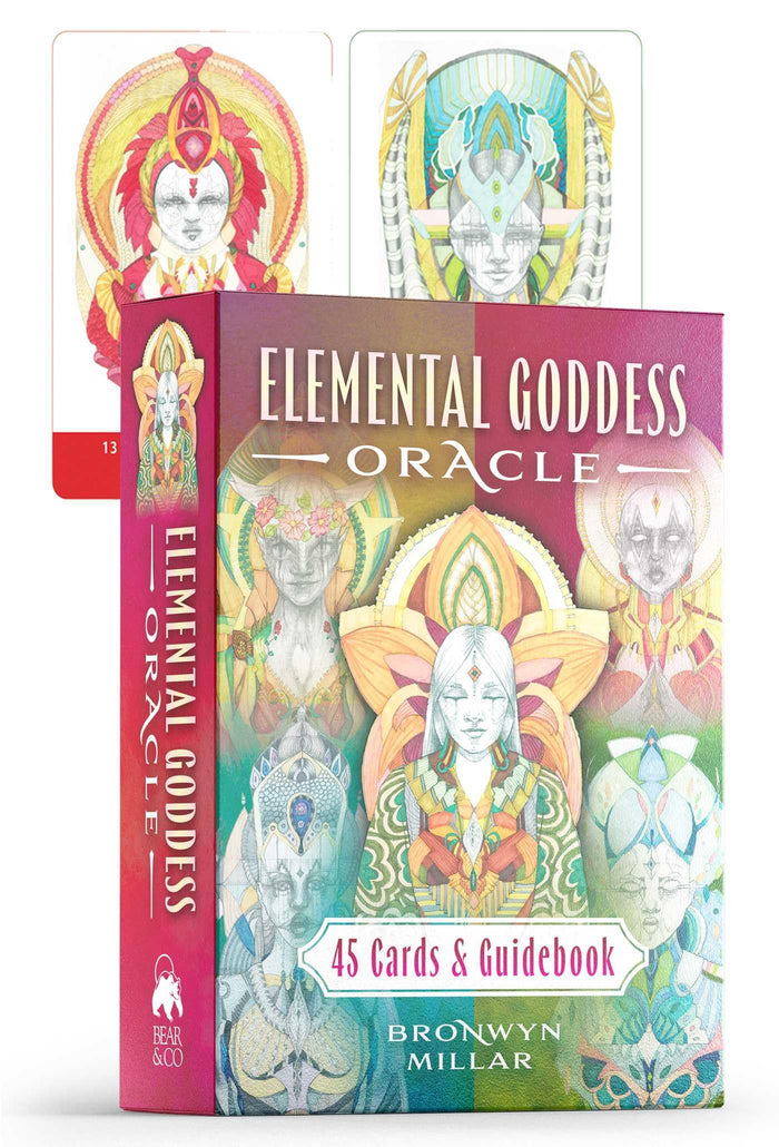 Elemental Goddess Oracle: 45 Cards and Guidebook (Sacred Planet) by Bronwyn Millar - Cards cover