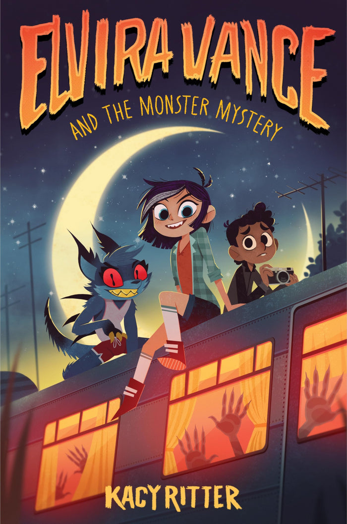 Elvira Vance and the Monster Mystery: A Girl with Siren Powers Investigating Creatures and Danger for Kids (Ages 8-12) by Kacy Ritter - Hardcover cover