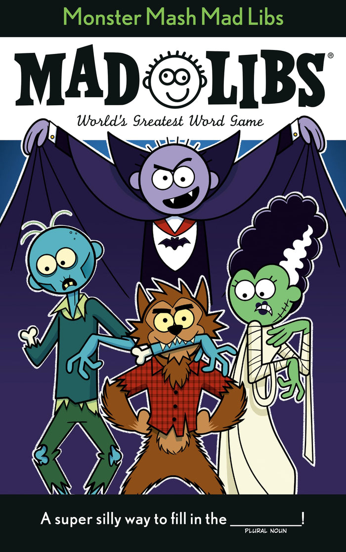 Monster Mash Mad Libs: World's Greatest Game About Halloween by Mad Libs - Paperback cover