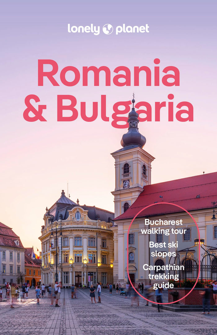 Lonely Planet Romania & Bulgaria: Plan the Trip of a Lifetime | Detailed Itineraries & Maps | Insider Tips | Covers Transylvania, Bucharest, Sofia, Black Sea Coast and more (Travel Guide) by Mark Baker - Paperback cover