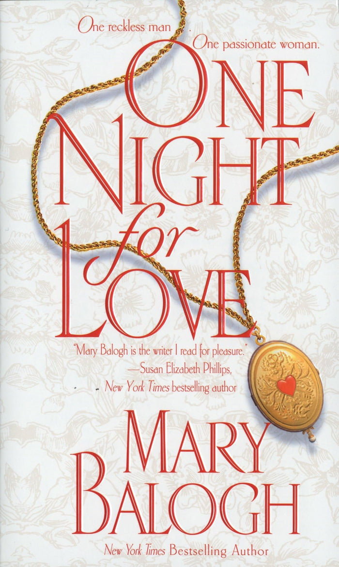 One Night for Love: A Novel (Bedwyn Saga) by Mary Balogh - Mass Market Paperback cover